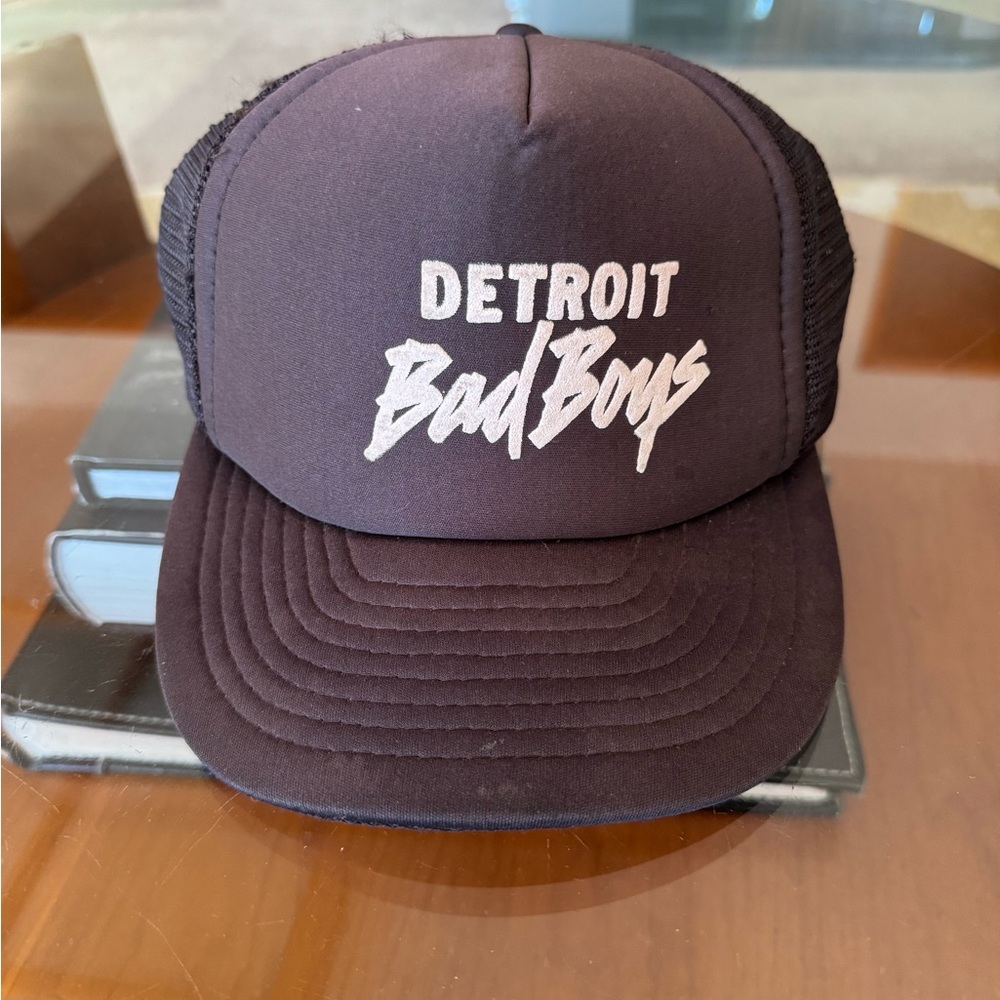 Vintage Detroit Pistons Bad Boys Basketball Sports Memorabilia Collectible Hat